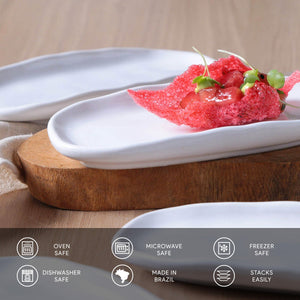 Shallow Mini Oval Platter - Set of 4 - H+E Goods Company