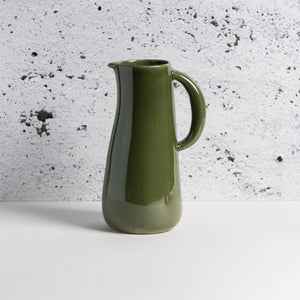 Stoneware Jug | Dadasi 50 Oz - Green - H+E Goods Company