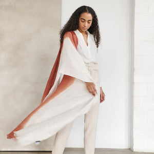 Pecan Linen Scarf - H+E Goods Company