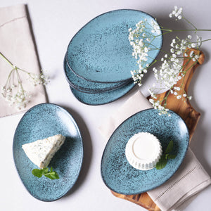 Oval Dessert Plate Set of 6 - H+E Goods Company