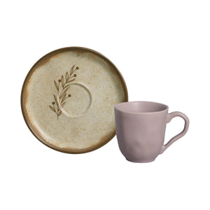Coffee Cup & Saucer Set of 6 - H+E Goods Company