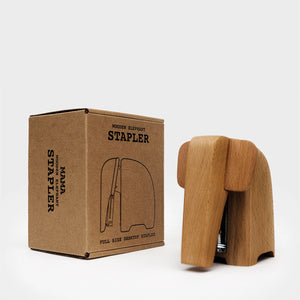 Wooden Elephant Stapler - H+E Goods Company