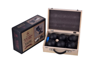 Laguiole Black Edition Set of 6 Petanque Balls - H+E Goods Company