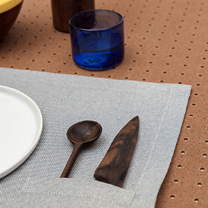 Placemats - Blue With Pocket / Set Of 4 - H+E Goods Company