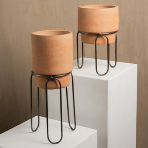 Jaro Medium Terracotta Planter - H+E Goods Company