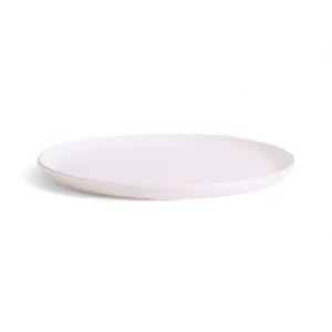 Tunisian Dinner Plate - Matte White - H+E Goods Company