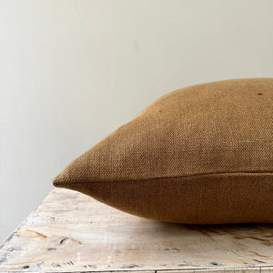 Bruges Washed Linen Pillow - Mustard - H+E Goods Company