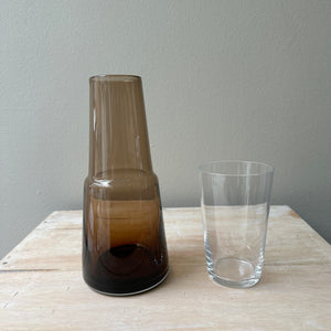 Caramel Glass Carafe Set - H+E Goods Company