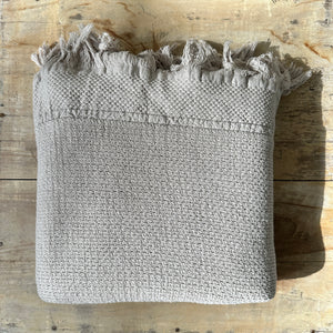 Boho Cotton Towel - Stone - H+E Goods Company