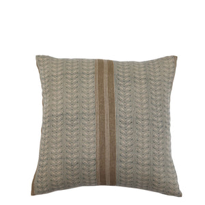 Almora Linen Block Print Pillow - H+E Goods Company