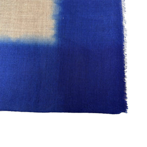 Azure Blue & Beige Light Weight Scarf - H+E Goods Company