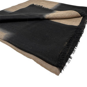 Black & Beige Light Weight Scarf - H+E Goods Company