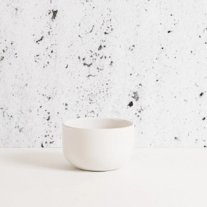 Tunisian Bowl - Matte White - H+E Goods Company