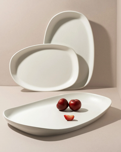 Mini Long Stoneware Serving Platter - Small - H+E Goods Company