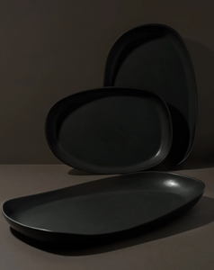 Mini Long Stoneware Serving Platter - Small - H+E Goods Company