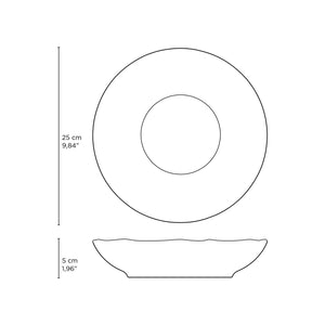 Pasta Plate - Set of 6 - H+E Goods Company