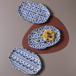 Shallow Oval Medium Platter - Set of 4 - H+E Goods Company