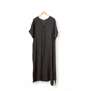 Aly Linen Dress - Gray - H+E Goods Company