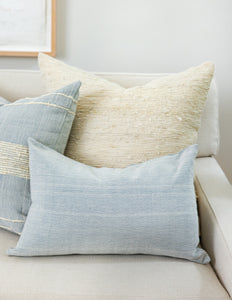 Apia Lumbar Pillow - Blue - H+E Goods Company