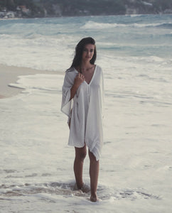 Ava Kimono - White Stripes - H+E Goods Company