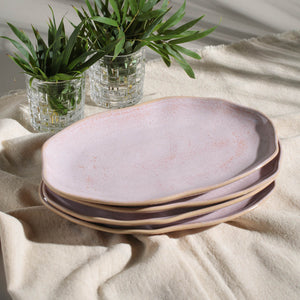 Shallow Oval Medium Platter - Set of 4 - H+E Goods Company