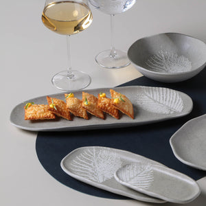 Shallow Organic Oval Platter Large Set of 4 - H+E Goods Company