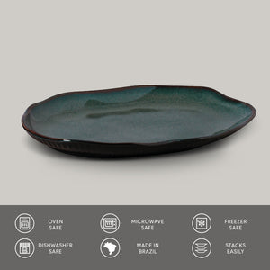 Shallow Oval Medium Platter - Set of 4 - H+E Goods Company