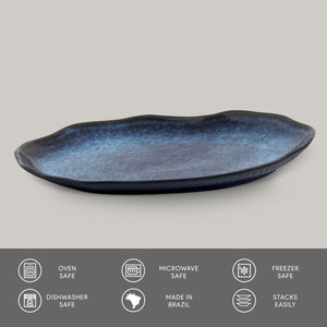 Shallow Oval Medium Platter - Set of 4 - H+E Goods Company