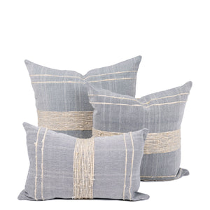 Belmira Lumbar Pillow - Blue - H+E Goods Company