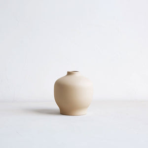 Wide Ceramic Blossom Vase - Sand - H+E Goods Company