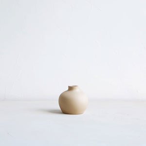 Ceramic Blossom Vase - Sand - H+E Goods Company