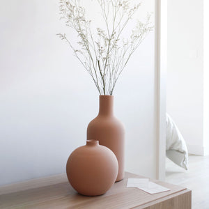Braga Ceramic Vase - Beige - H+E Goods Company