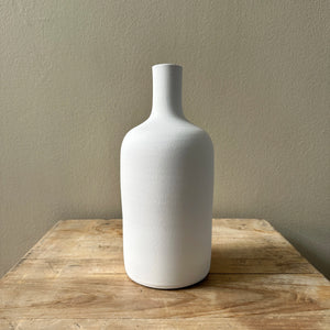 Braga Ceramic Vase - White - H+E Goods Company