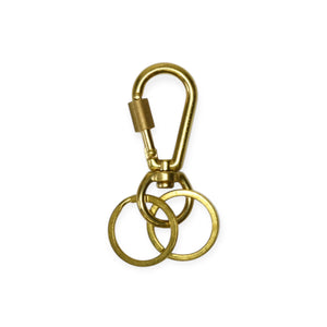 Brass Carabiner Keychain - H+E Goods Company
