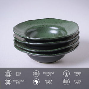 Dessert/Deep Rim Plate Set of 4 - H+E Goods Company
