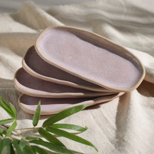 Shallow Mini Oval Platter - Set of 4 - H+E Goods Company