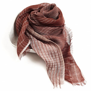 Auro Cinnabar Linen Scarf - H+E Goods Company