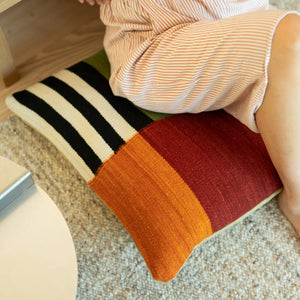 Chanterelle Kilim Floor Cushion - H+E Goods Company