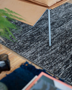 Charcoal Area Rug - H+E Goods Company