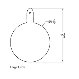 The Circle Cutting Board - Cherry - H+E Goods Company