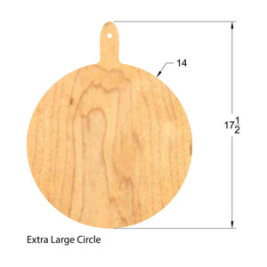 The Circle Cutting Board - Maple - H+E Goods Company