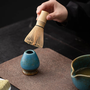 Colorful Ceramic Matcha Set - Blue - H+E Goods Company