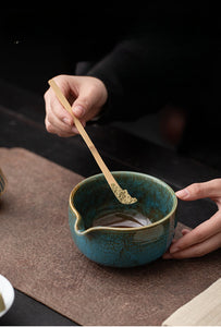 Colorful Ceramic Matcha Set - Blue - H+E Goods Company