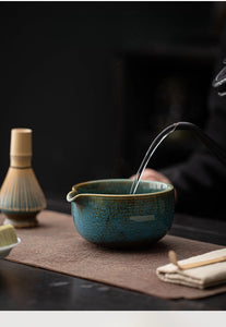 Colorful Ceramic Matcha Set - Blue - H+E Goods Company