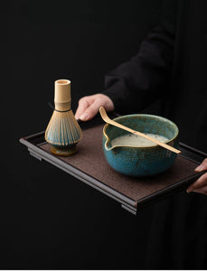 Colorful Ceramic Matcha Set - Blue - H+E Goods Company