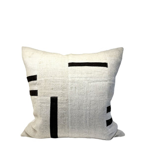 Cyra Patchwork Hemp Pillow - H+E Goods Company