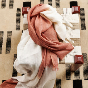 Pecan Linen Scarf - H+E Goods Company