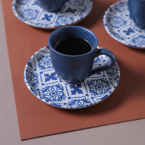 Coffee Cup & Saucer Set of 6 - H+E Goods Company