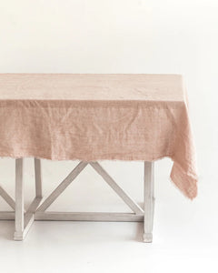 Stone Washed Linen Tablecloth - H+E Goods Company