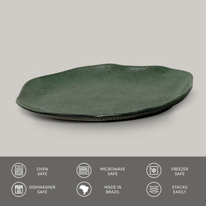 Shallow Oval Medium Platter - Set of 4 - H+E Goods Company